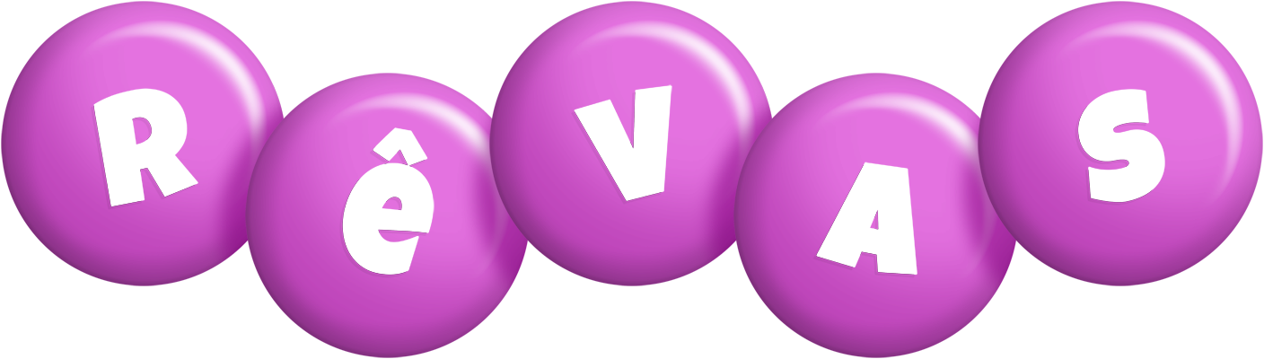 Rêvas candy-purple logo