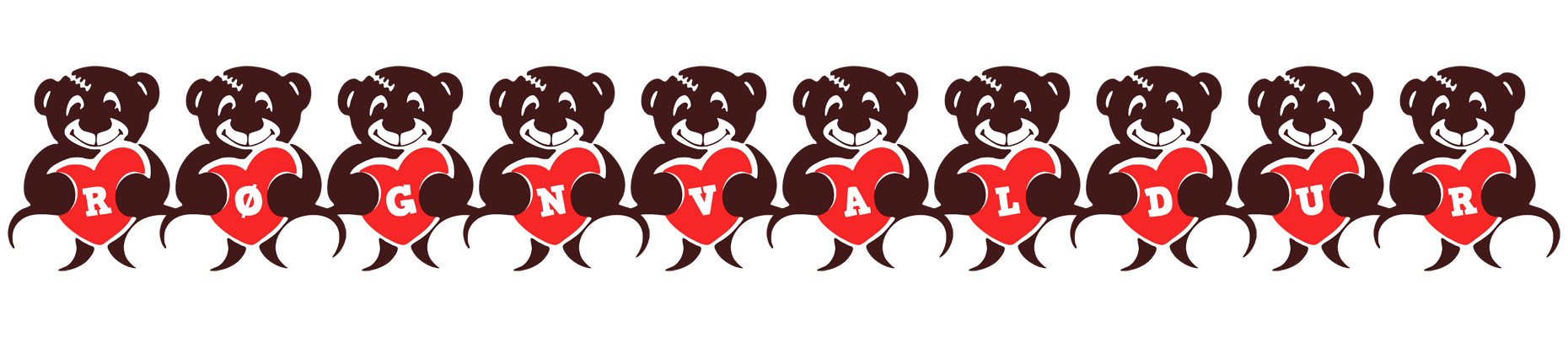 Røgnvaldur bear logo