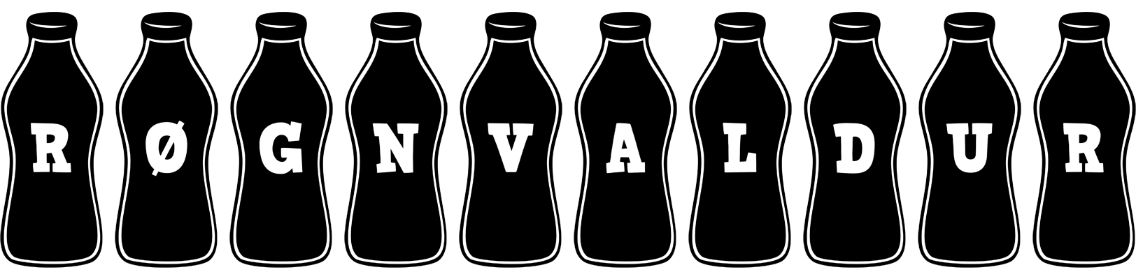 Røgnvaldur bottle logo