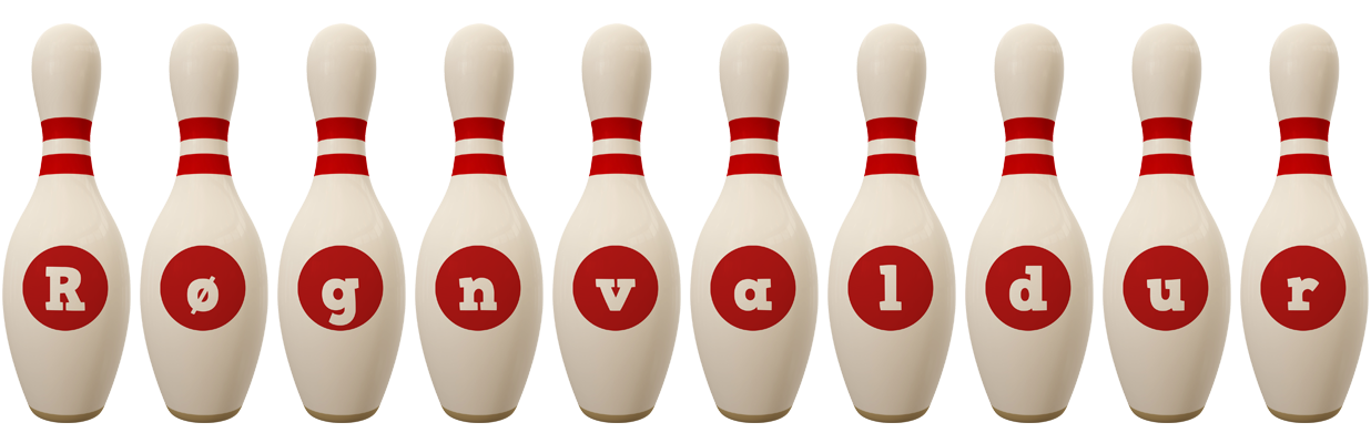 Røgnvaldur bowling-pin logo