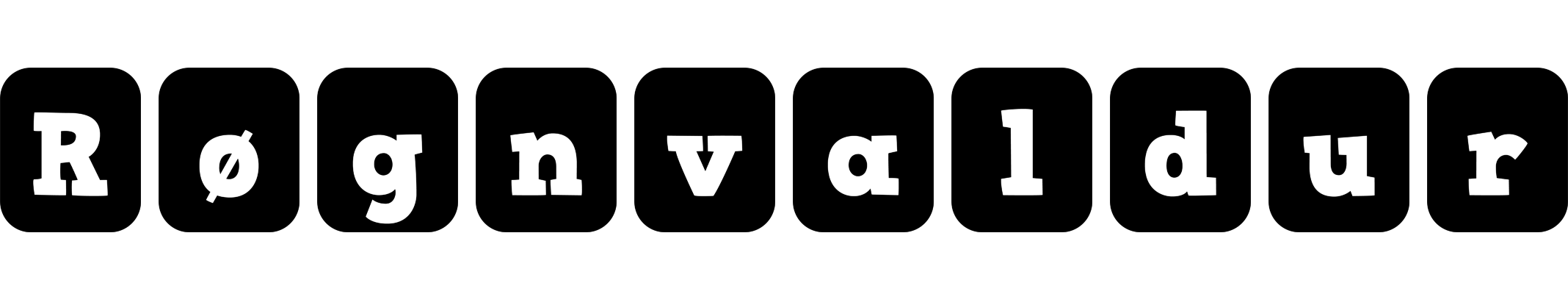 Røgnvaldur box logo