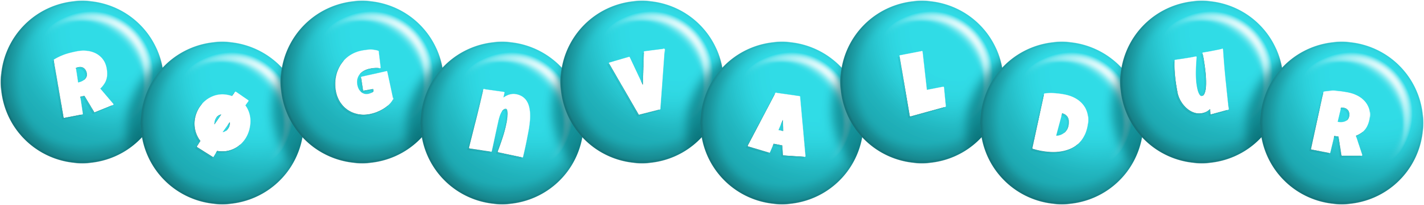 Røgnvaldur candy-azur logo