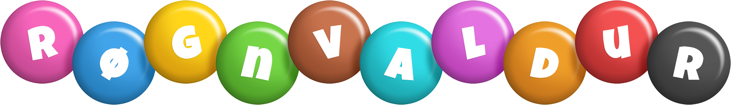 Røgnvaldur candy logo