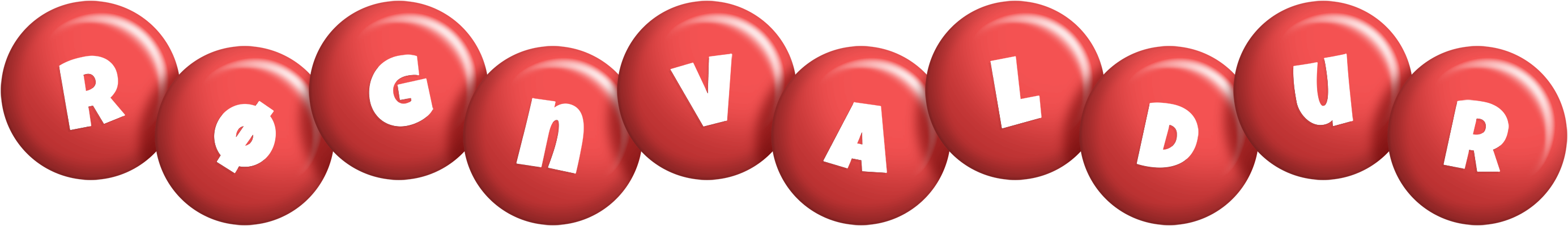 Røgnvaldur candy-red logo
