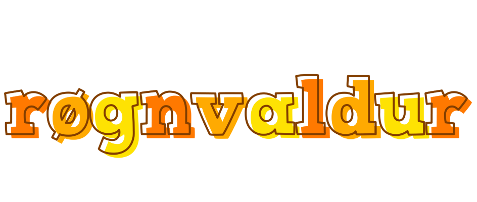 Røgnvaldur desert logo