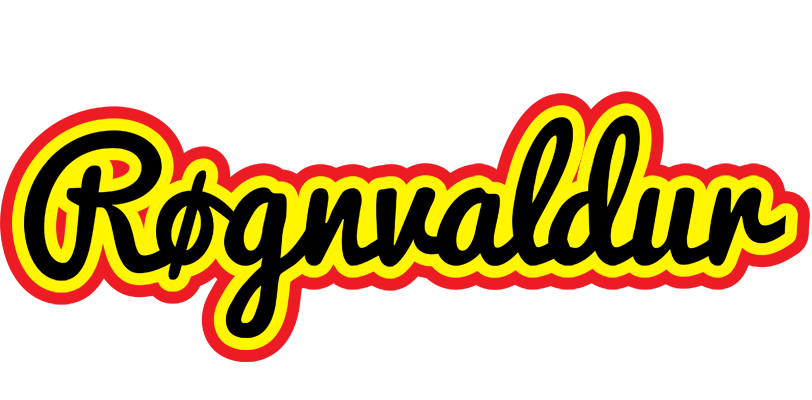 Røgnvaldur flaming logo