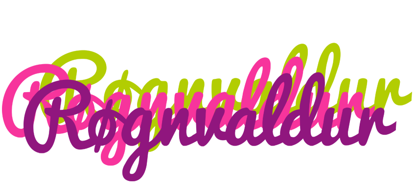 Røgnvaldur flowers logo