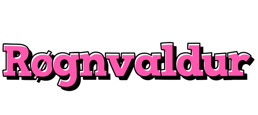 Røgnvaldur girlish logo