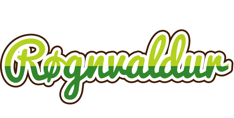 Røgnvaldur golfing logo