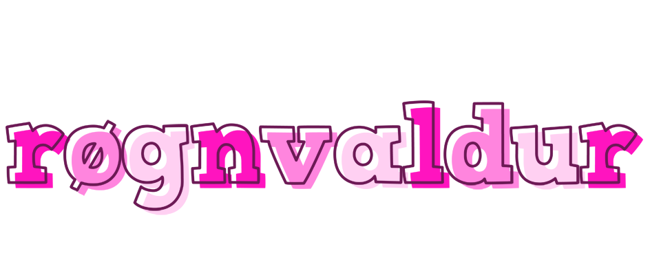 Røgnvaldur hello logo