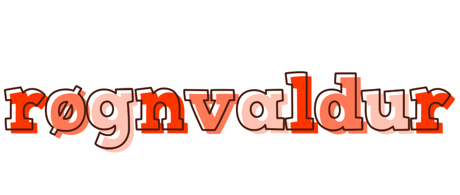 Røgnvaldur paint logo