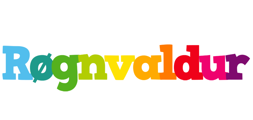 Røgnvaldur rainbows logo