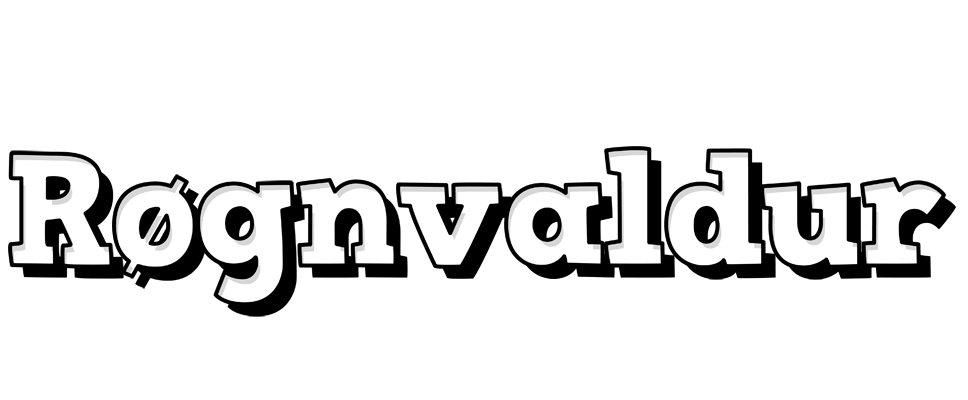 Røgnvaldur snowing logo