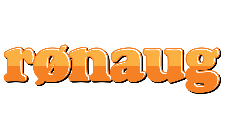 Rønaug orange logo