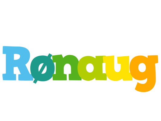 Rønaug rainbows logo