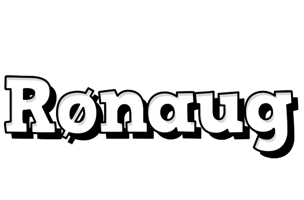Rønaug snowing logo