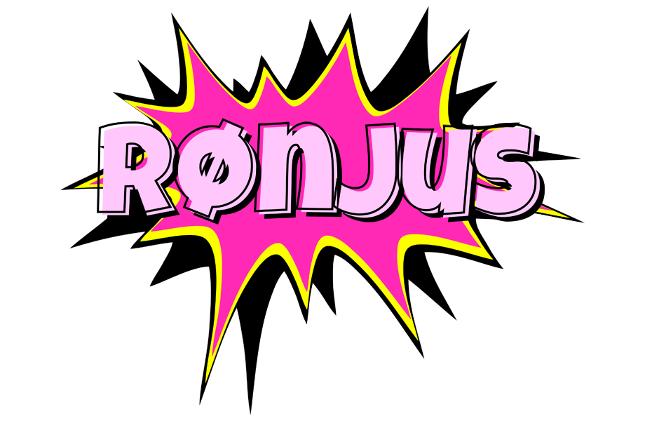 Rønjus badabing logo