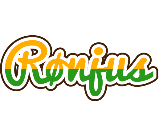 Rønjus banana logo