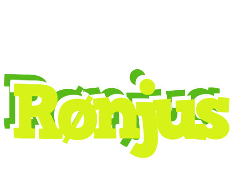 Rønjus citrus logo