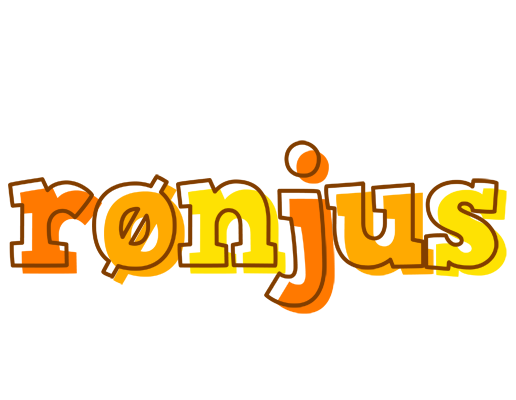 Rønjus desert logo