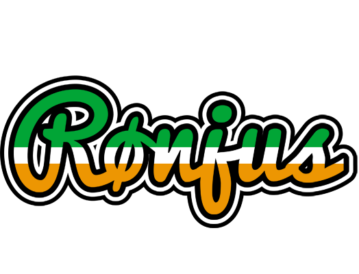 Rønjus ireland logo