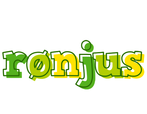 Rønjus juice logo