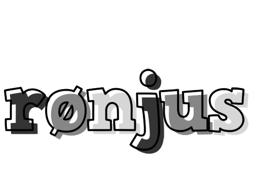 Rønjus night logo