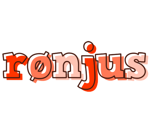 Rønjus paint logo