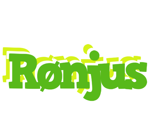 Rønjus picnic logo