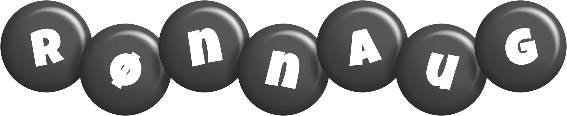 Rønnaug candy-black logo