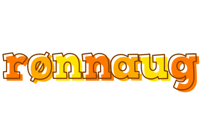 Rønnaug desert logo
