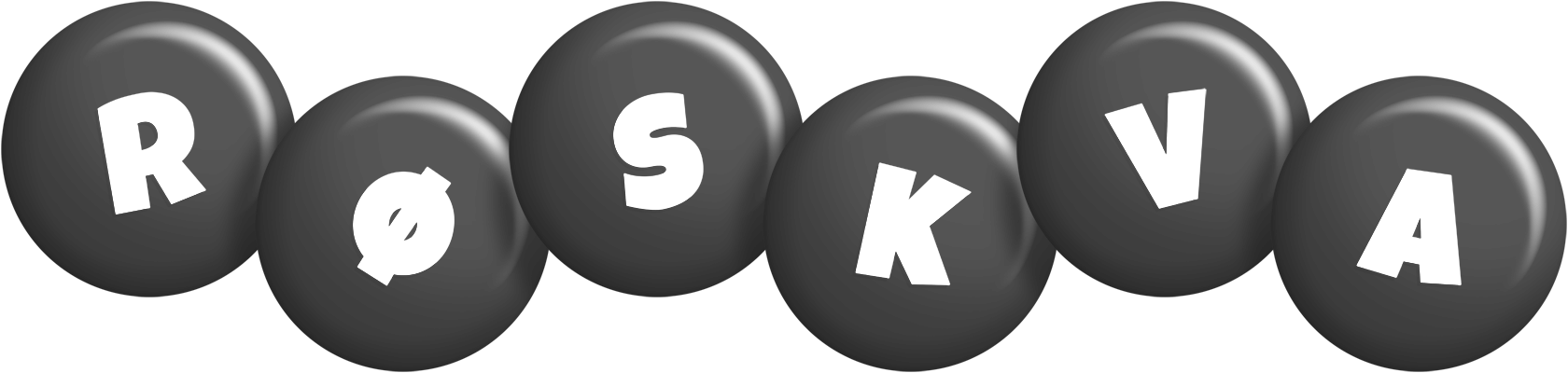 Røskva candy-black logo
