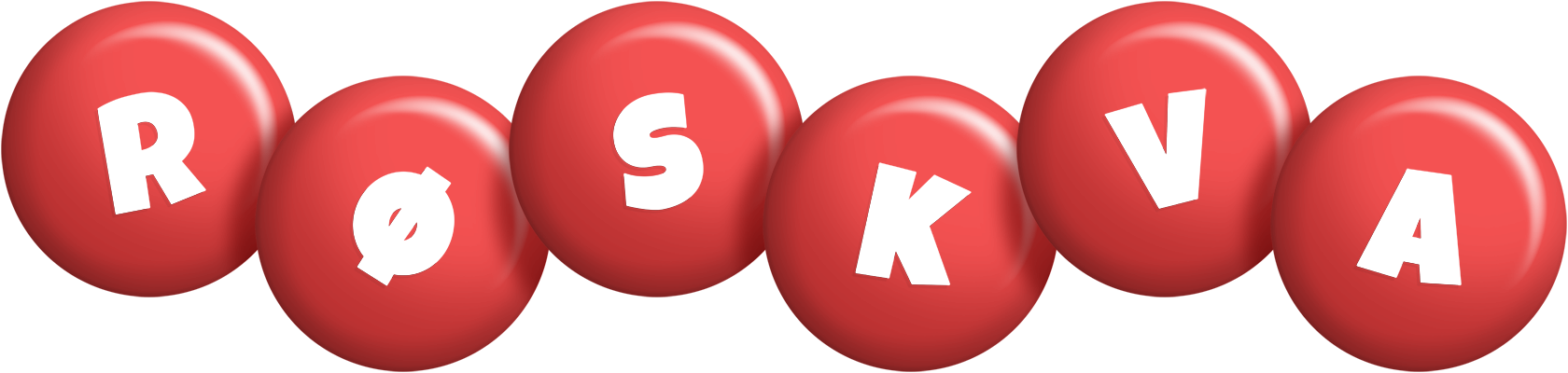 Røskva candy-red logo