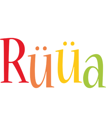 Rüüa birthday logo