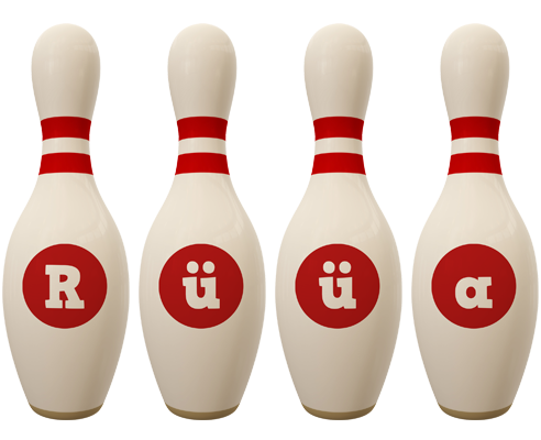 Rüüa bowling-pin logo