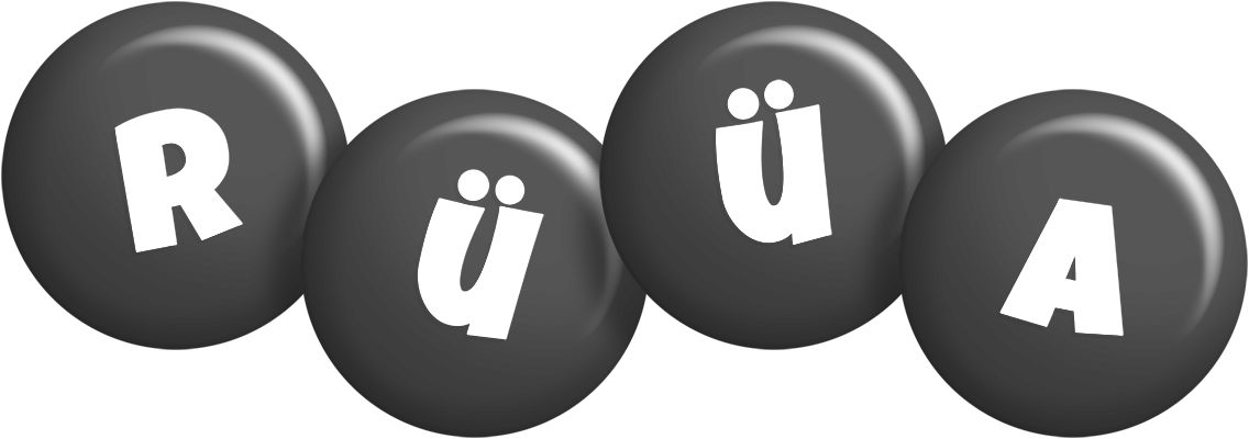 Rüüa candy-black logo