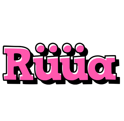 Rüüa girlish logo