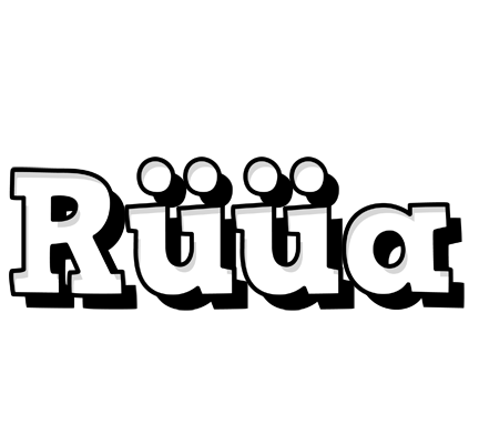 Rüüa snowing logo
