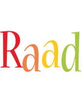 Raad birthday logo