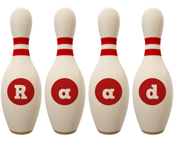 Raad bowling-pin logo