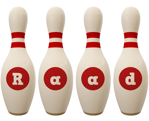 Raad bowling-pin logo