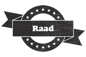 Raad grunge logo