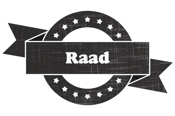 Raad grunge logo