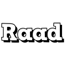 Raad snowing logo