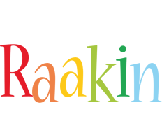 Raakin birthday logo