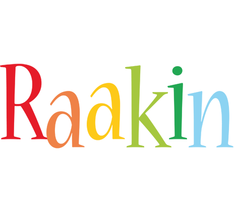 Raakin birthday logo
