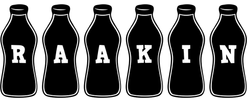 Raakin bottle logo