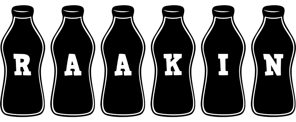 Raakin bottle logo