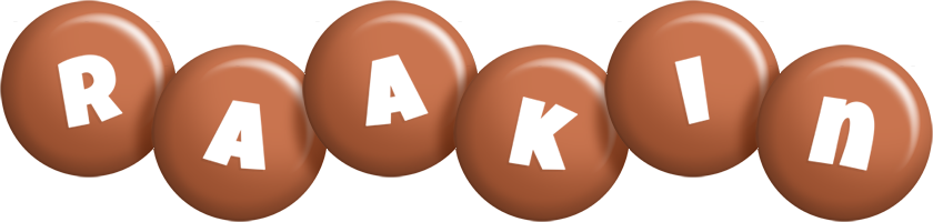 Raakin candy-brown logo