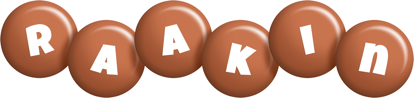 Raakin candy-brown logo